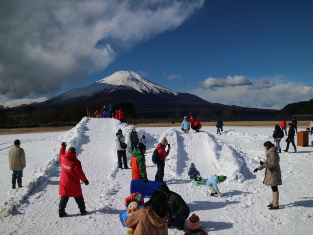 2019 山中湖 富士山雪まつり開催